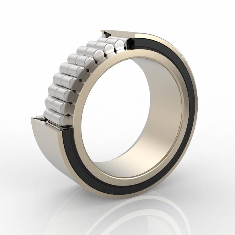Cylindrical roller bearings with improved protection against corrosion