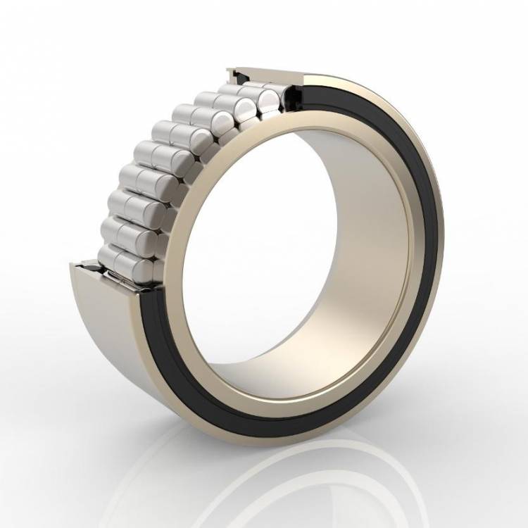 Photo of a special cylindrical roller bearing with improved corrosion protection